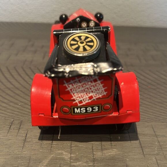 Awesome Rare Vintage Jalopy
Accident Tin Friction Car 
MASUYA 1950s - Picture 3 of 8